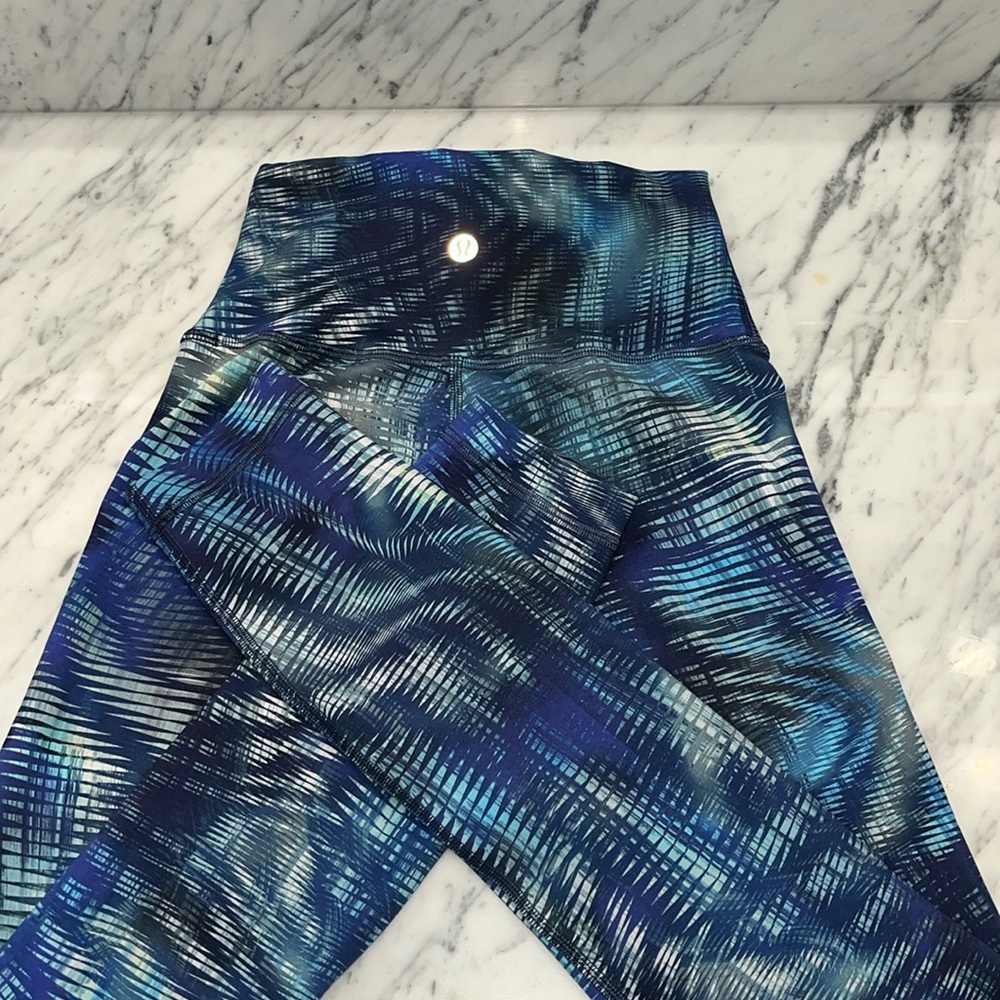 Lululemon size 2, 25 inch leggings. Multicolor, great fit.